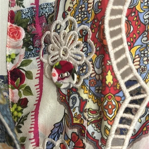 JOHNNY WAS Stano Monroe tunic M - Picture 7 of 16